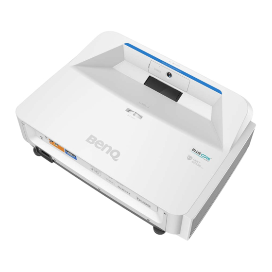 User Manuals: BenQ LX890USTD Laser Projector