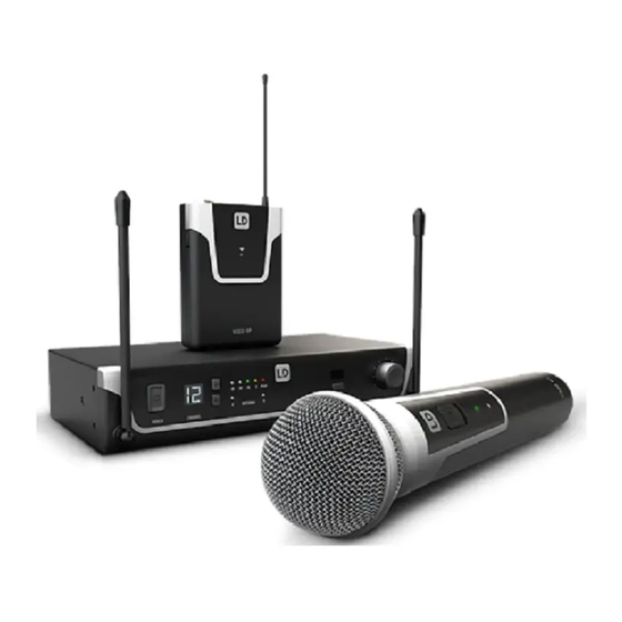 LD LDU300 Wireless Microphone System Manuals