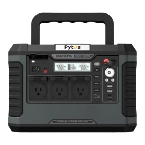 Pytes ECOX 3 Manuals
