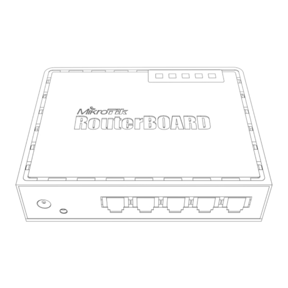 MikroTik RouterBOARD 750GL Manual