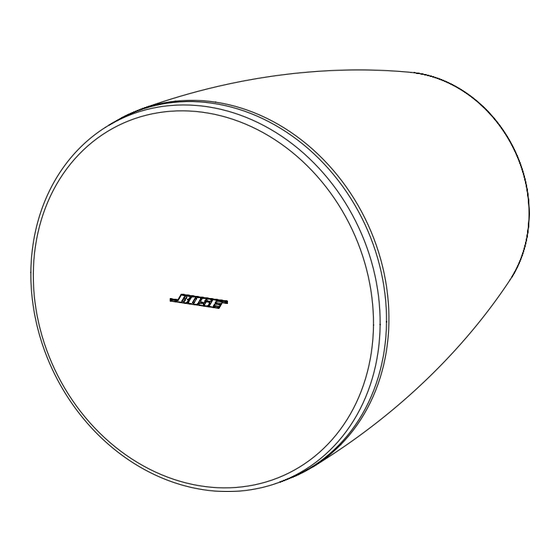 Bose Professional DesignMax DM6PE Installation Manual