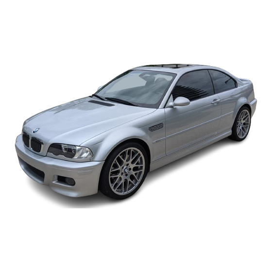 BMW M3 2002 Owner's Manual