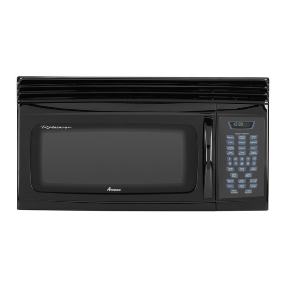 Amana AMV5164ACB Installation Instructions Manual
