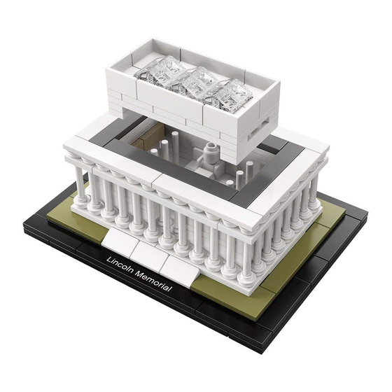LEGO Architecture Lincoln Memorial Assembly Instructions Manual