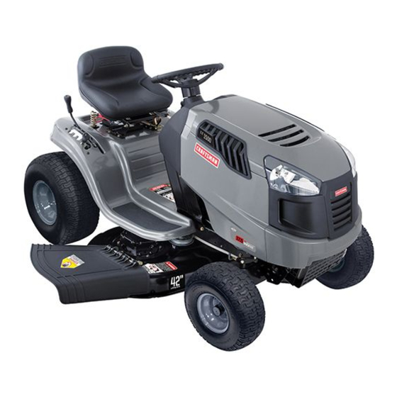 Craftsman riding deals mower model 247