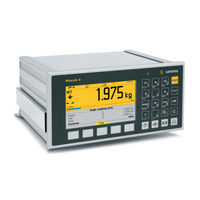 Minebea Sartorius Intec Maxxis 4 PR 5500 Instrument Manual