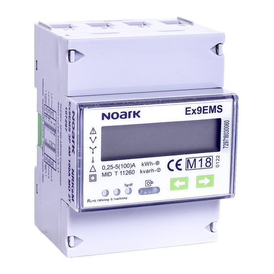 Noark Ex9EMS Series Smart Energy Meter Manuals