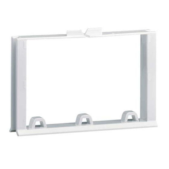 hager vega VZ005VB Mounting Instructions