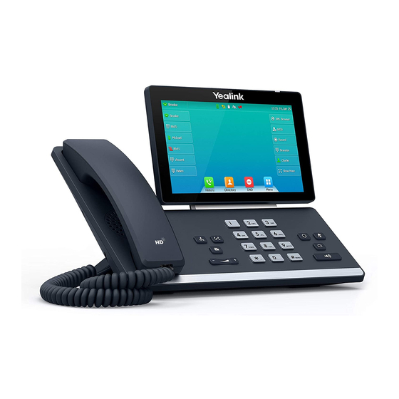 Yealink T57W Quick Reference Manual