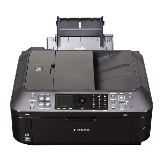 Canon PIXMA MX420 Series Getting Started