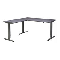 FRISKA Stockholm Bluetooth Corner Standing Desk Assembly Instructions Manual
