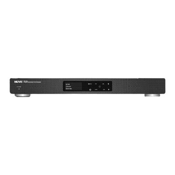 Nuvo NV-M3 Installation Manual