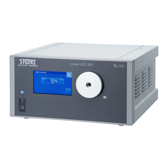 Storz POWER LED 300 Instructions For Use Manual