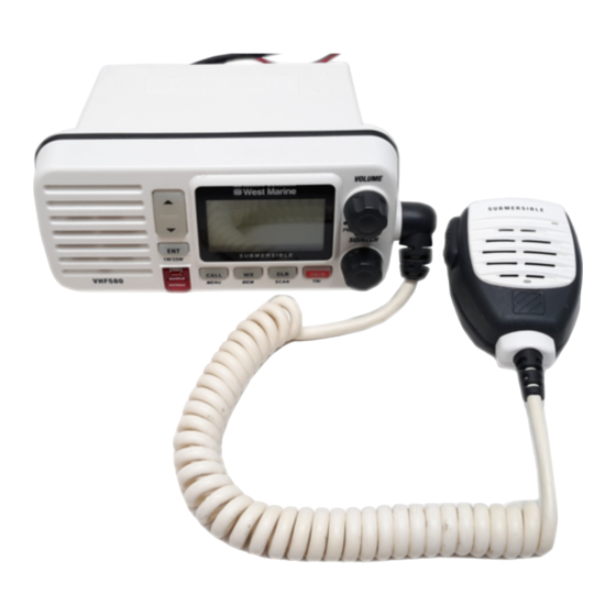 West Marine VHF580 Owner's Manual
