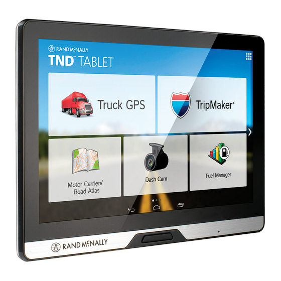 Rand McNally TND User Manual