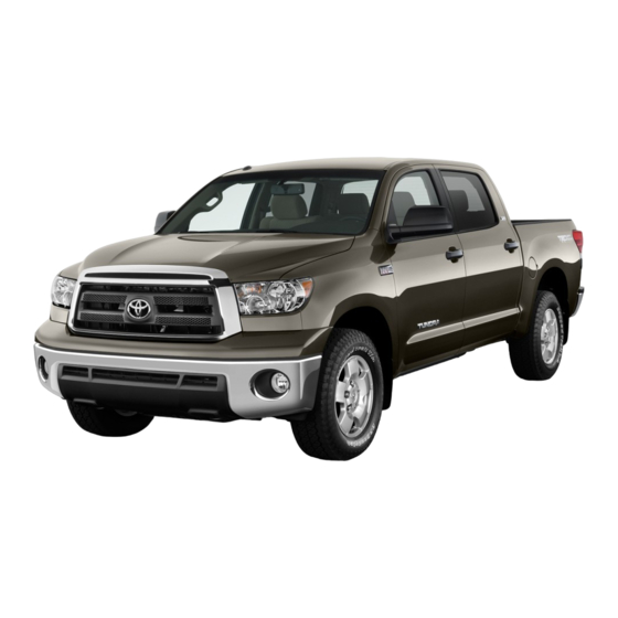 Toyota Tundra 2013 Quick Reference Manual