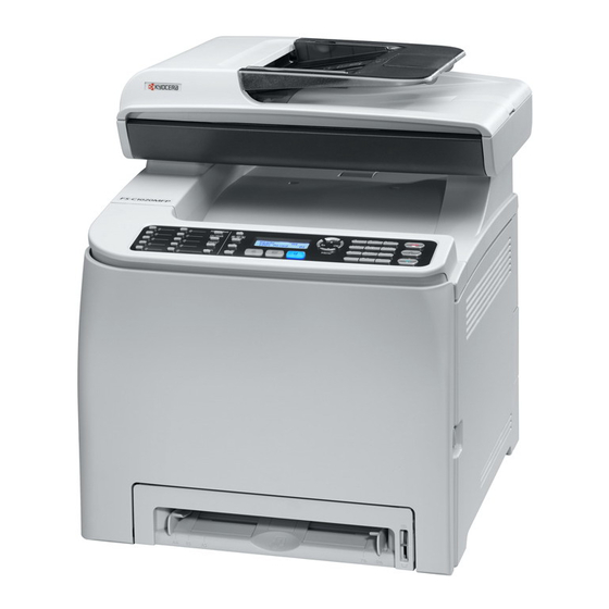 Kyocera FS-C1020MFP Scanning And Faxing Manual