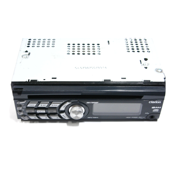 Clarion DB178RMP Owner's Manual