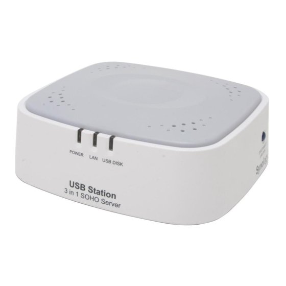 Synology USB Station Quick Installation Manual