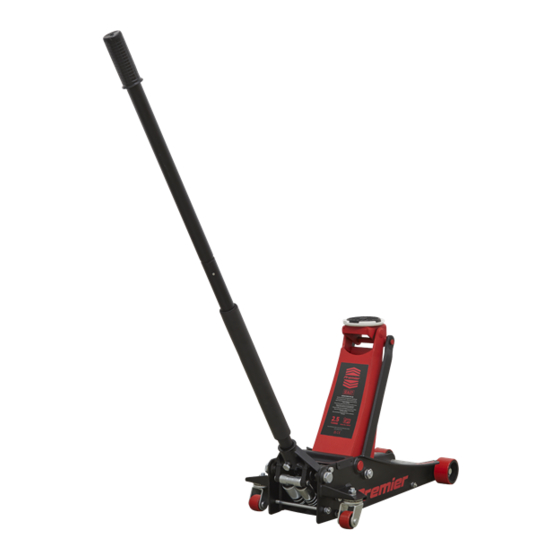 Sealey 2500LE.V4 Quick Start Manual
