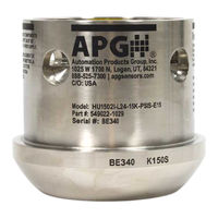 Apg HU1502I Installation Manual