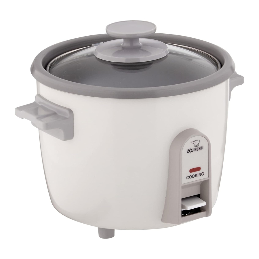 Zojirushi NHS-06/10/18 - Rice Cooker Manual