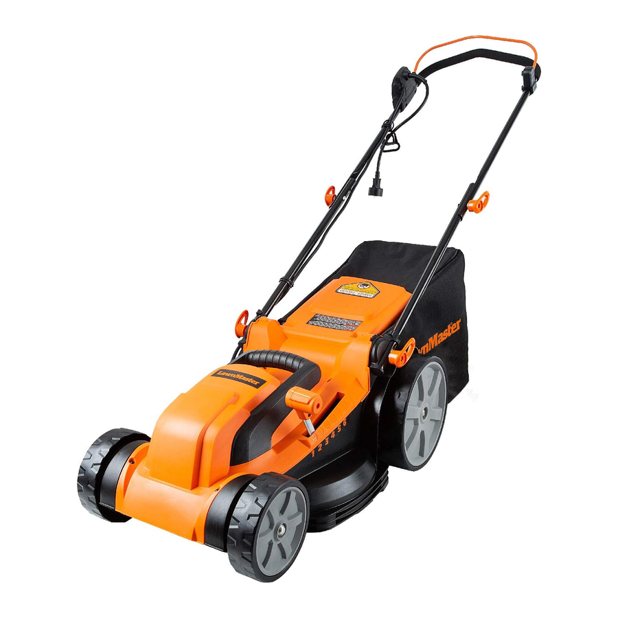 LawnMaster MEB1216K - 16" Electric Mower Manual