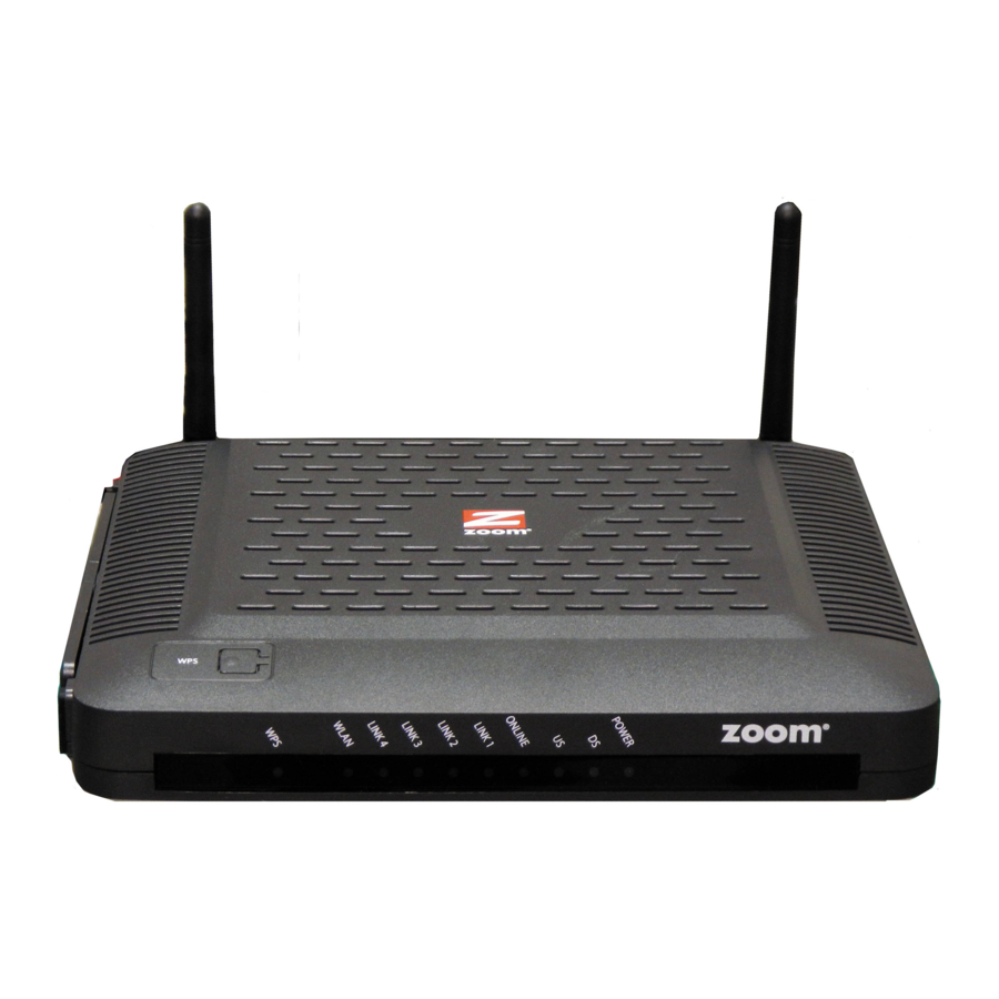 Zoom Cable Modem/Router User Manual
