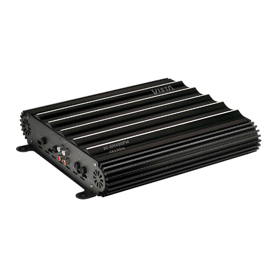 User Manuals: Vieta VC-AM400PW Amplifier
