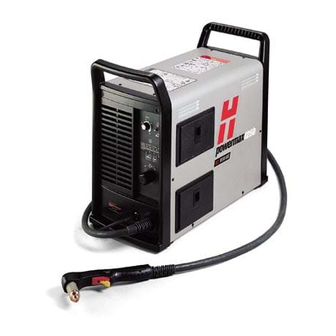 Hypertherm powermax1250 Manuals