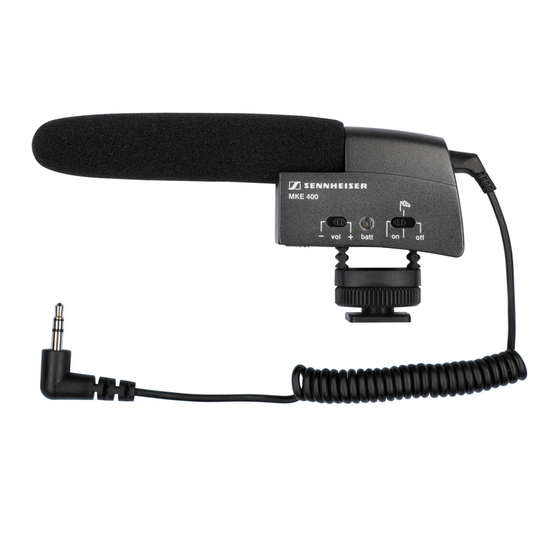 Sennheiser MKE 400 Specifications