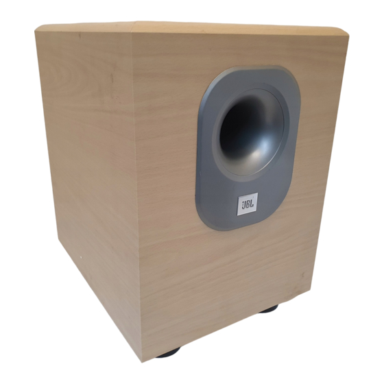 JBL BALBOA Series Owner's Manual