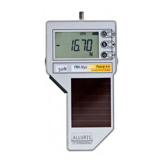 Alluris FMI-S Series Operation Manual