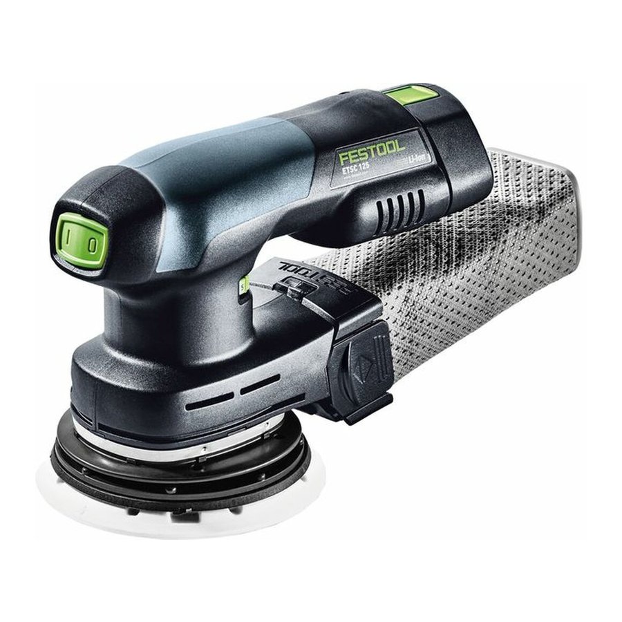 Festool ETSC 125 Li Instructions Manual