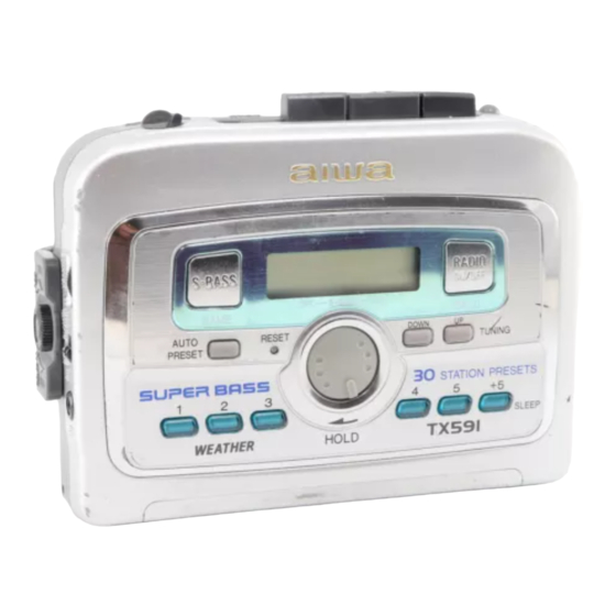 AIWA HS-TX591 AM FM cassette newest player