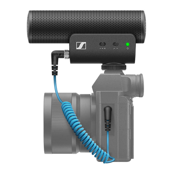 Sennheiser MKE 400 Instructions For Use Manual