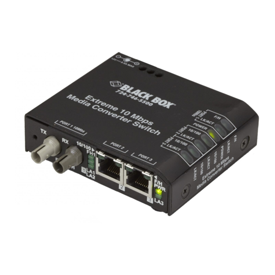 Black Box LBH110A-P-ST Specifications