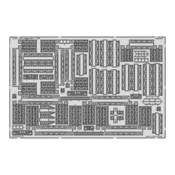 Eduard USS Langley AV-3 Assembly Instructions