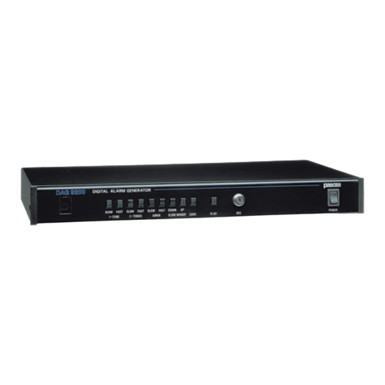 Paso DAG9200-B Manual
