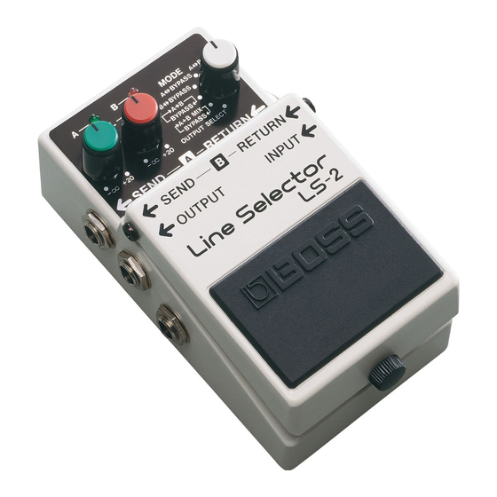 Boss LS-2 Instructions Manual