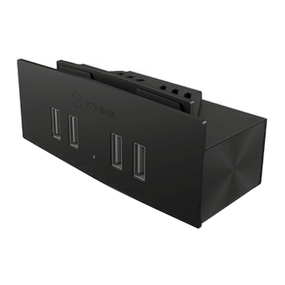 Icy Box IB-HUB1408-U3 Quick Installation Manual