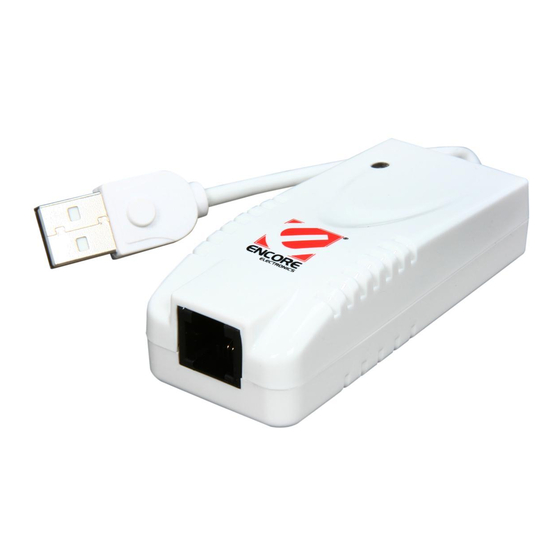 Encore 56K ANALOG MODEM User Manual