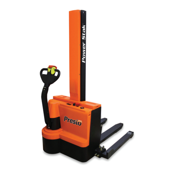Presto Lifts Power Stak PPS2200-62NAS Installation, Operation And Service Manual