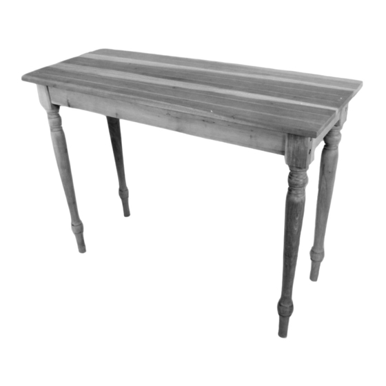 Southern Enterprises Harwich Sofa Table CK4423 Assembly Instructions