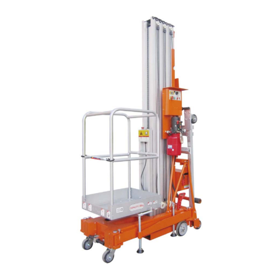 DINGLI GTWY8-1200 Series Operators Manual With Maintenance Information