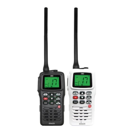 GME GX625W Instruction Manual