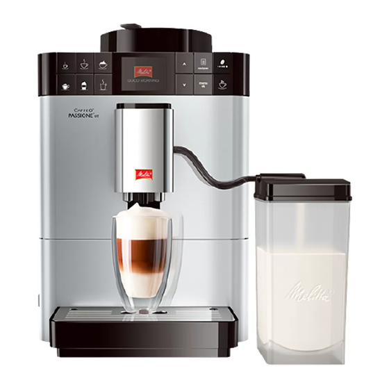 Melitta Passione OT Operating Instructions Manual