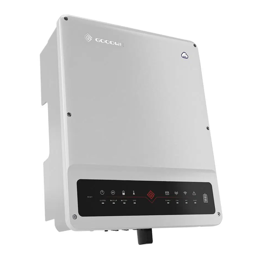 Goodwe GW5KL-ET, GW6KL-ET, GW8KL-ET, GW10KL-ET, ET Series Manual