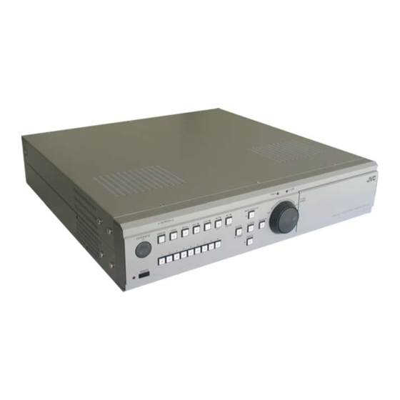 JVC VR-609U - 9 Channel Digital Video Recorder Manuals