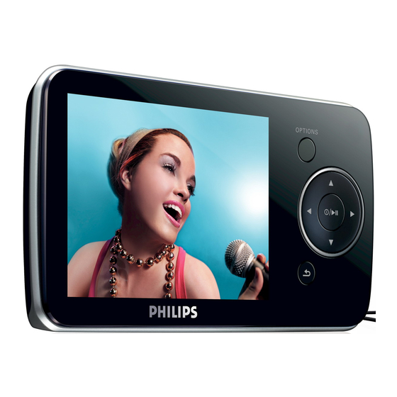 Philips GoGear SA5285 Specifications